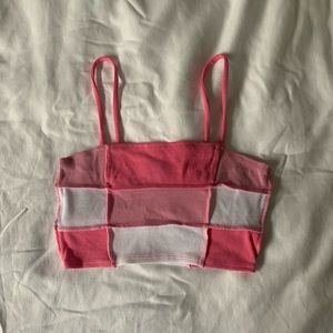 Pink Forever 21 crop tank top